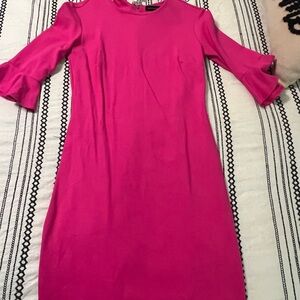 Banana Republic Vibrant Pink Midi Dress